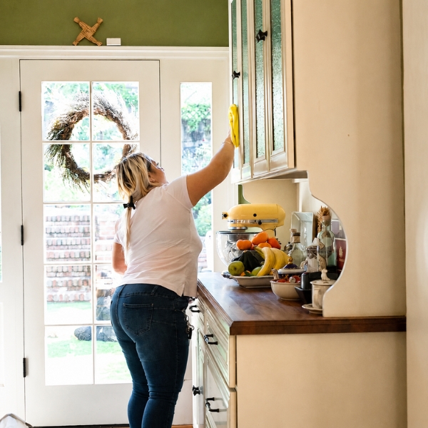 NYA Cleaner performing house cleaning services in Oakland, CA & The Bay Area