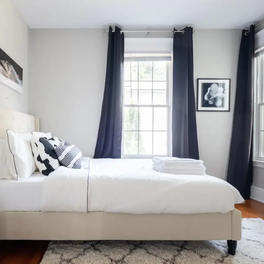 cute modern bedroom with our maid services in Alameda, CA